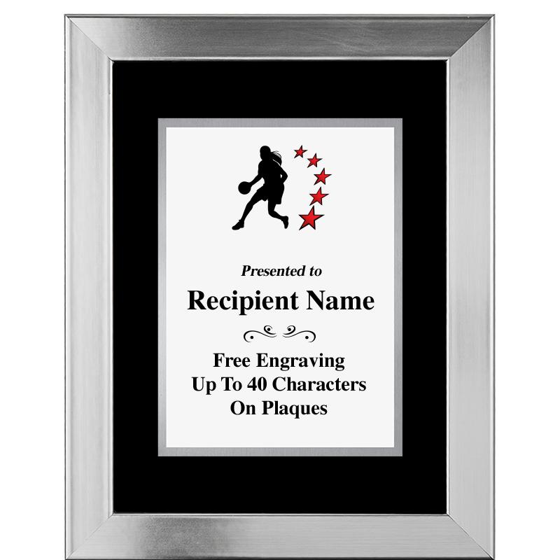 11.5"X14.5" PLATINUM FRAME PLQ