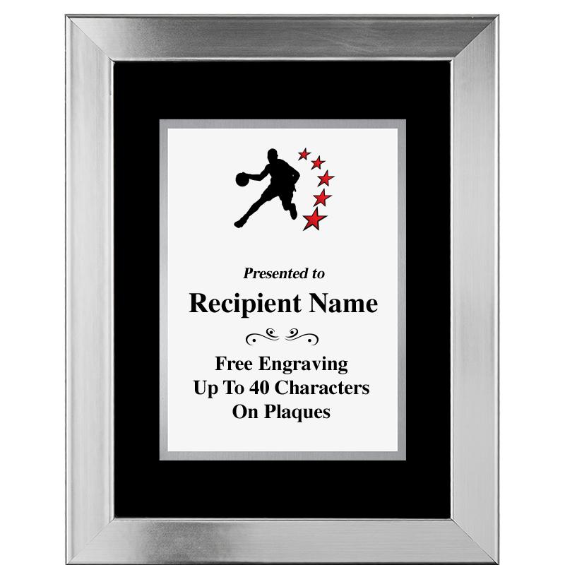 11.5"X14.5" PLATINUM FRAME PLQ