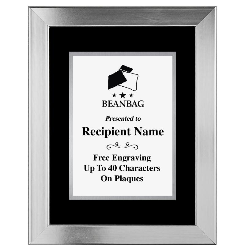 11.5"X14.5" PLATINUM FRAME PLQ