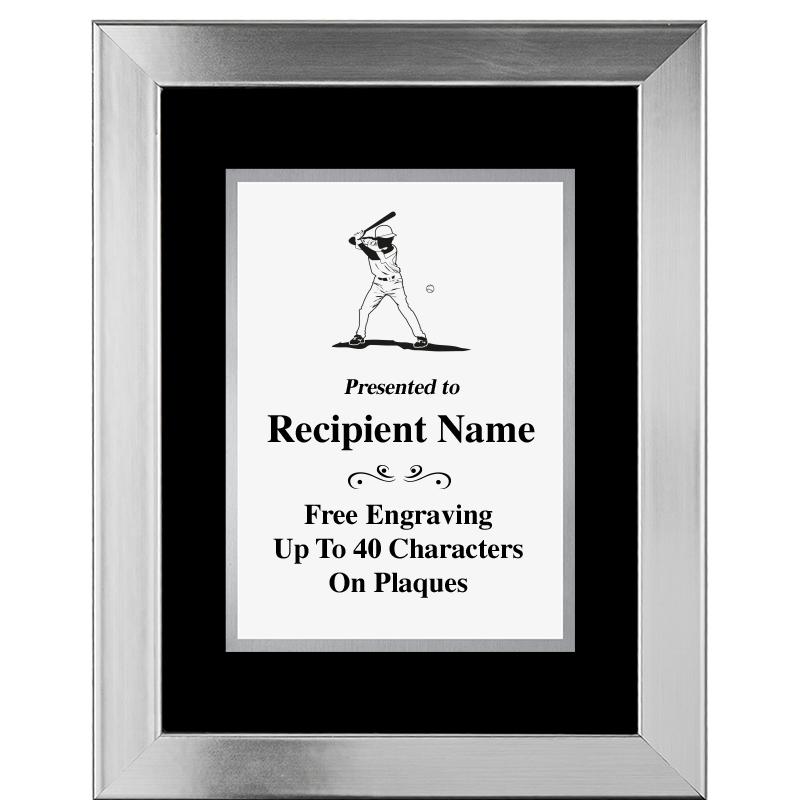 11.5"X14.5" PLATINUM FRAME PLQ