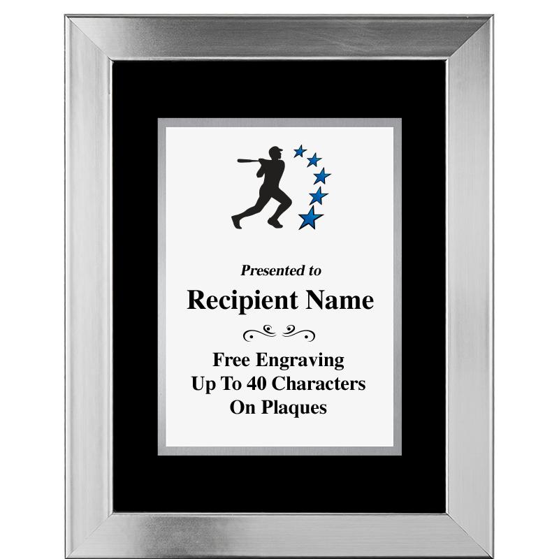 11.5"X14.5" PLATINUM FRAME PLQ