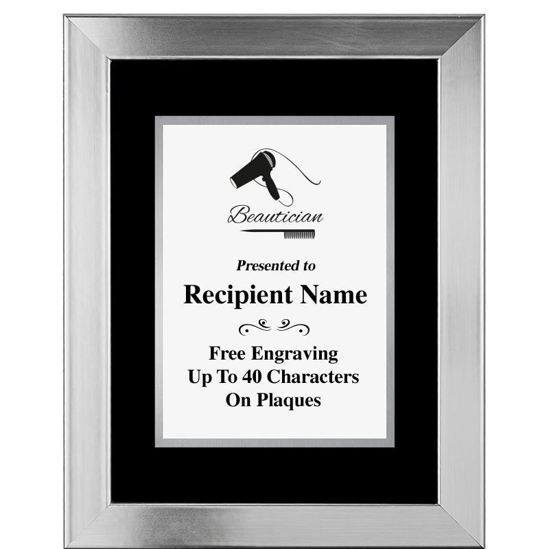 11.5"X14.5" PLATINUM FRAME PLQ