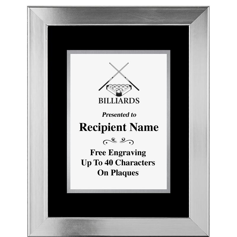 11.5"X14.5" PLATINUM FRAME PLQ