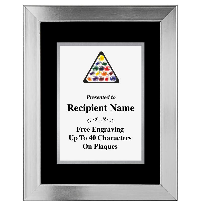 11.5"X14.5" PLATINUM FRAME PLQ