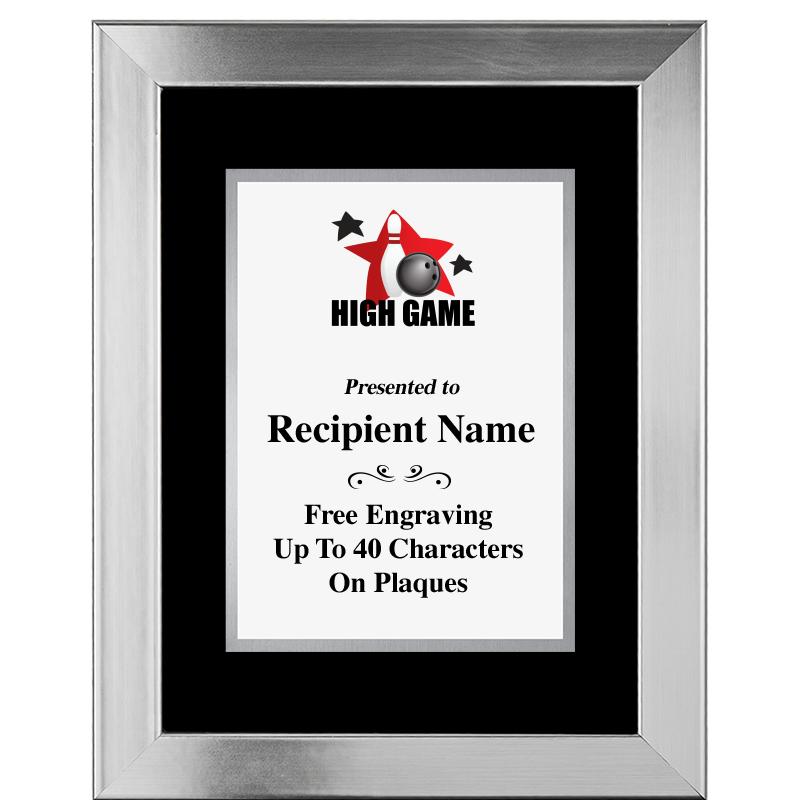 11.5"X14.5" PLATINUM FRAME PLQ