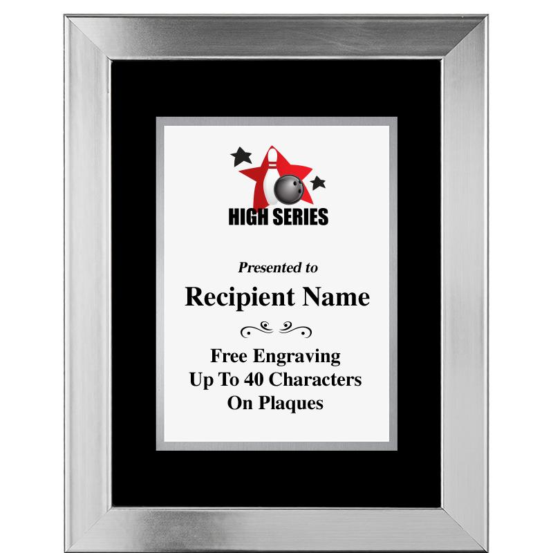 11.5"X14.5" PLATINUM FRAME PLQ