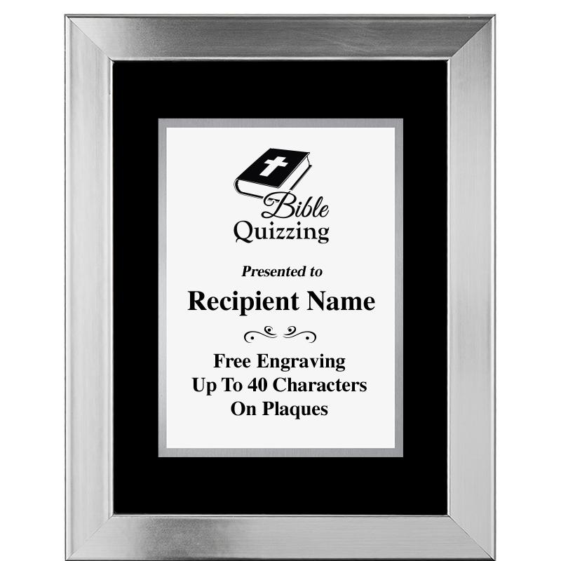 11.5"X14.5" PLATINUM FRAME PLQ