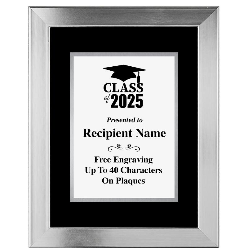 11.5"X14.5" PLATINUM FRAME PLQ