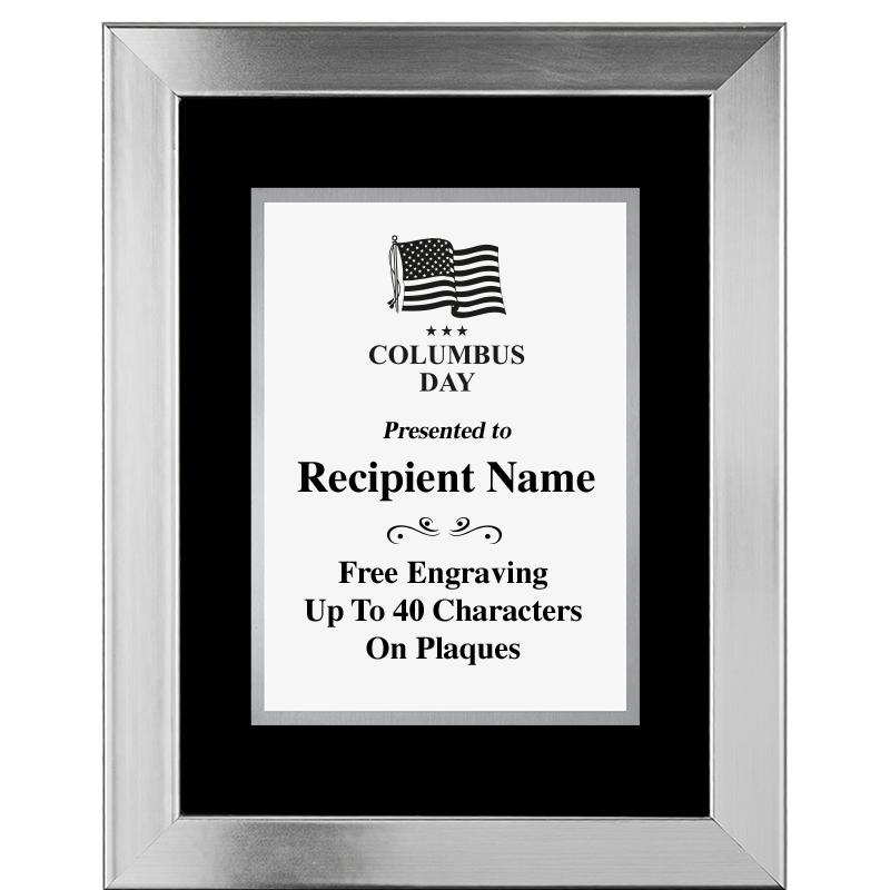 11.5"X14.5" PLATINUM FRAME PLQ