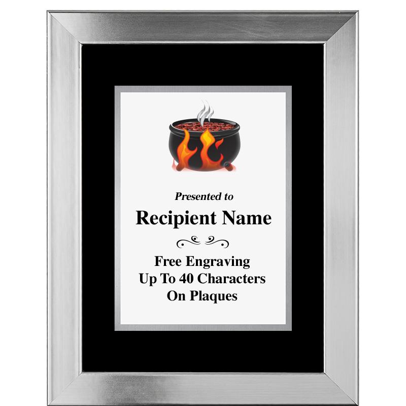 11.5"X14.5" PLATINUM FRAME PLQ