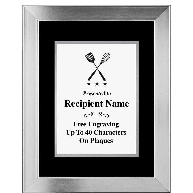 11.5"X14.5" PLATINUM FRAME PLQ