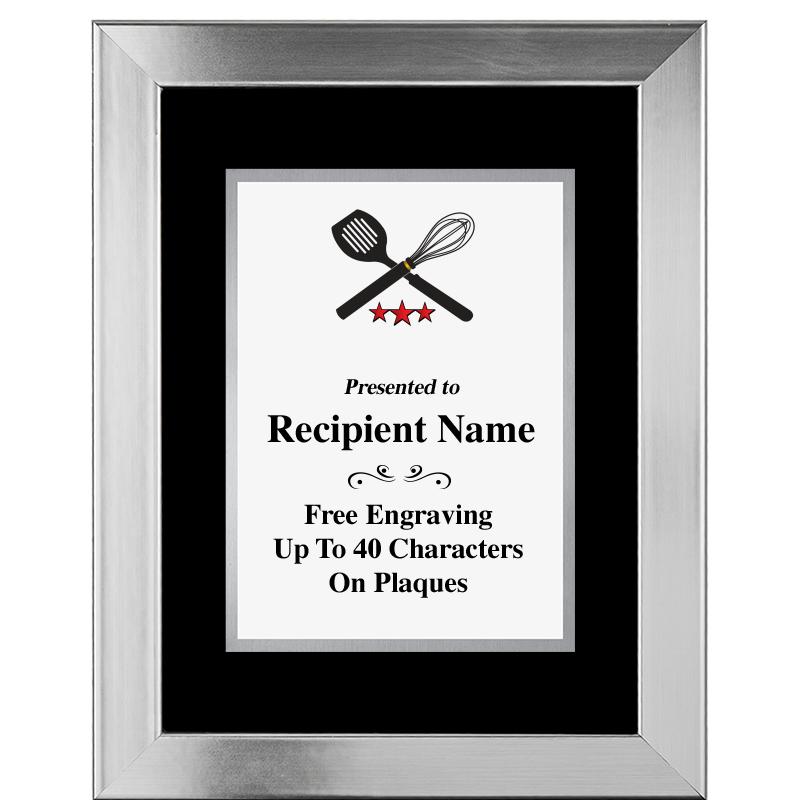 11.5"X14.5" PLATINUM FRAME PLQ