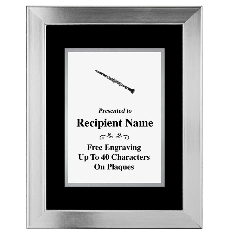 11.5"X14.5" PLATINUM FRAME PLQ