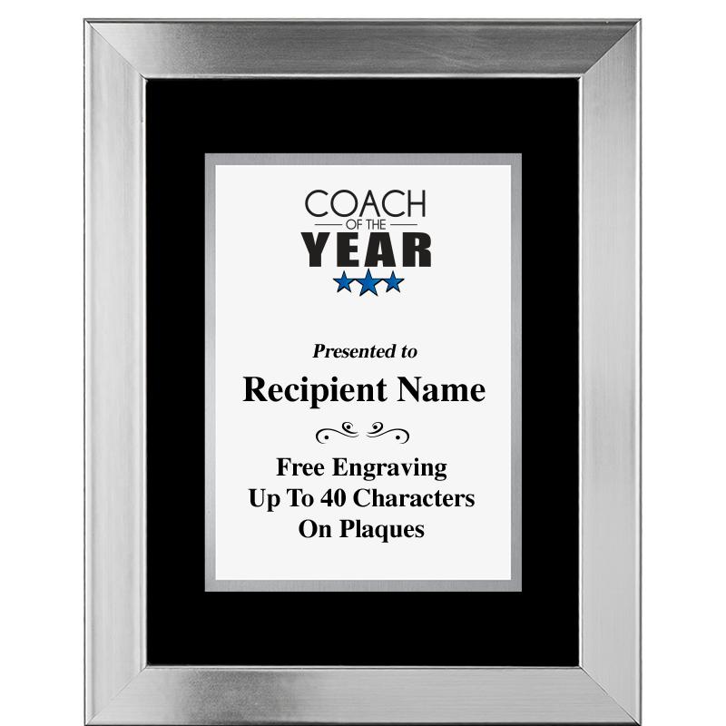 11.5"X14.5" PLATINUM FRAME PLQ