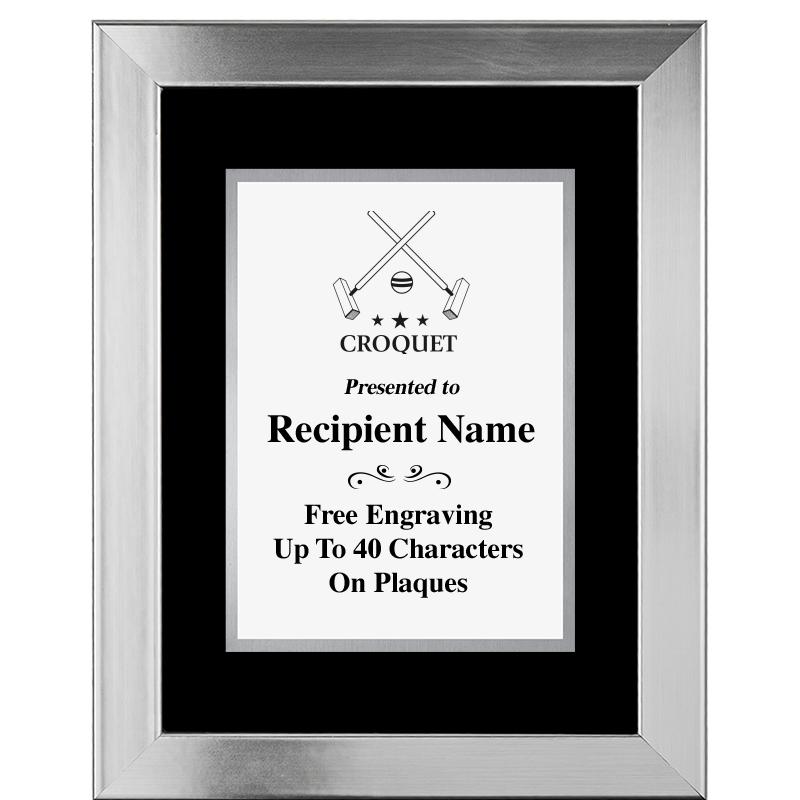 11.5"X14.5" PLATINUM FRAME PLQ