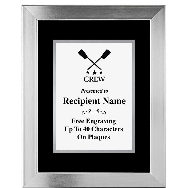 11.5"X14.5" PLATINUM FRAME PLQ