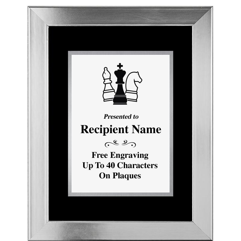 11.5"X14.5" PLATINUM FRAME PLQ