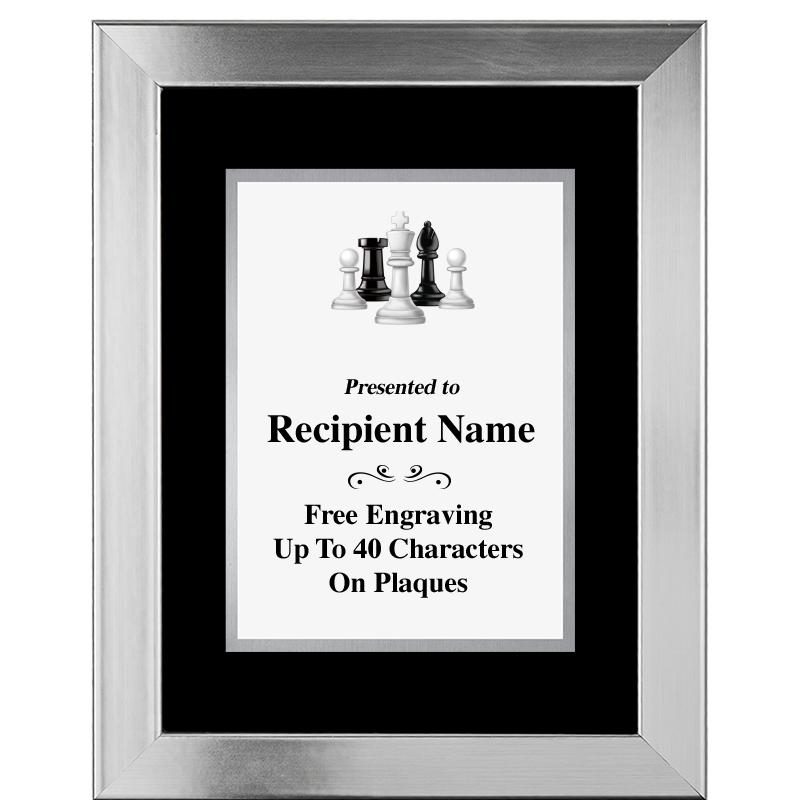 11.5"X14.5" PLATINUM FRAME PLQ