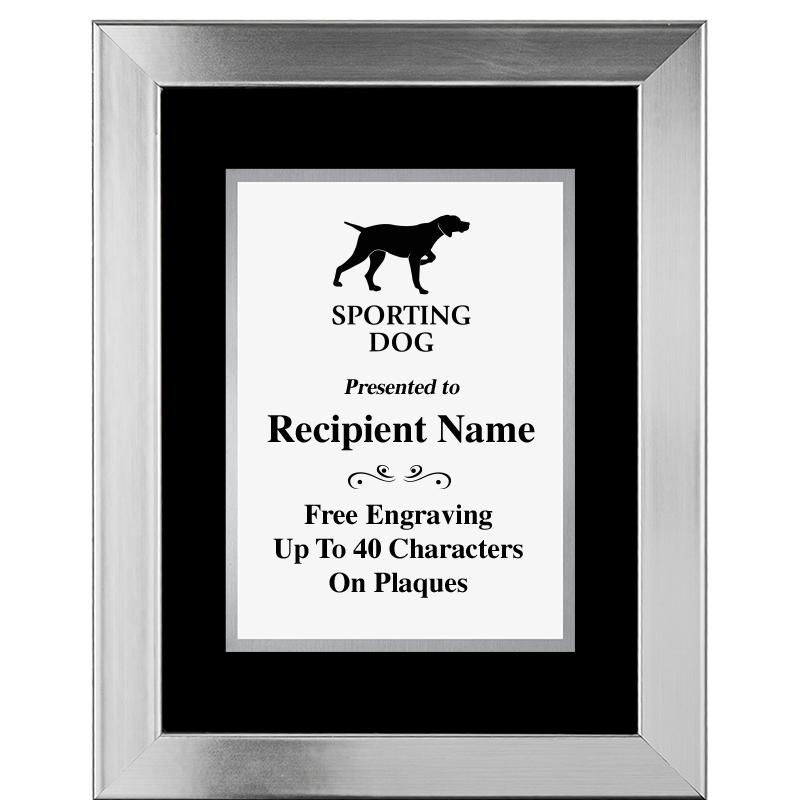 11.5"X14.5" PLATINUM FRAME PLQ