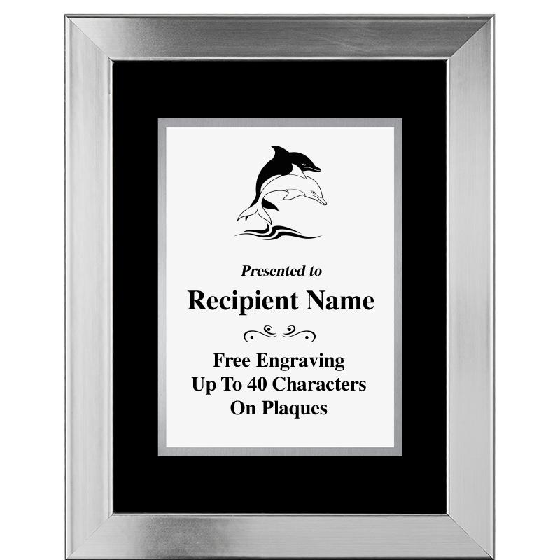 11.5"X14.5" PLATINUM FRAME PLQ