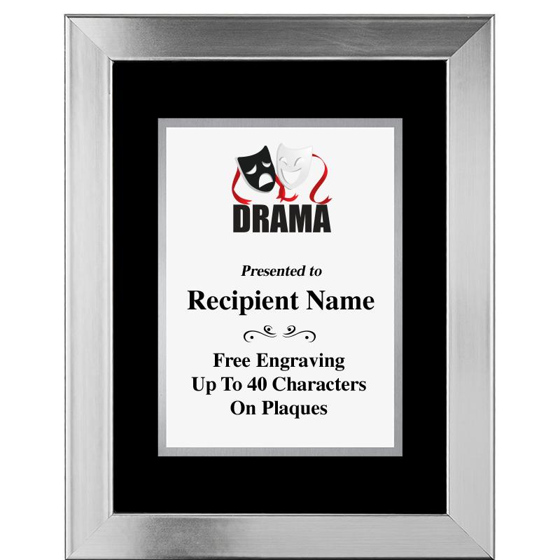 11.5"X14.5" PLATINUM FRAME PLQ