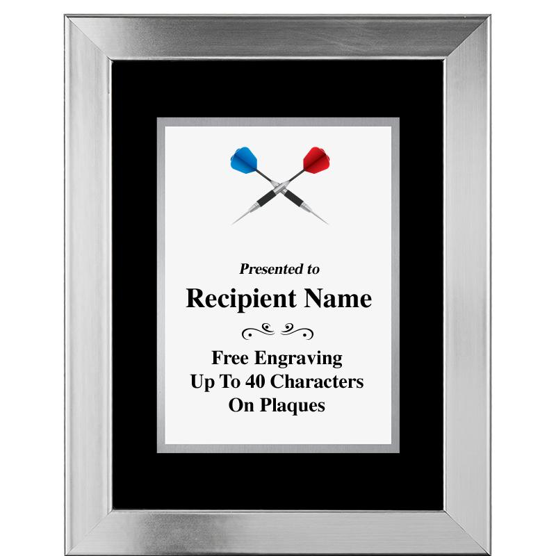 11.5"X14.5" PLATINUM FRAME PLQ
