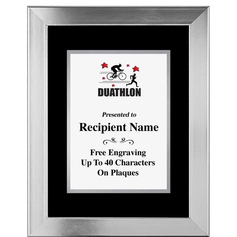 11.5"X14.5" PLATINUM FRAME PLQ