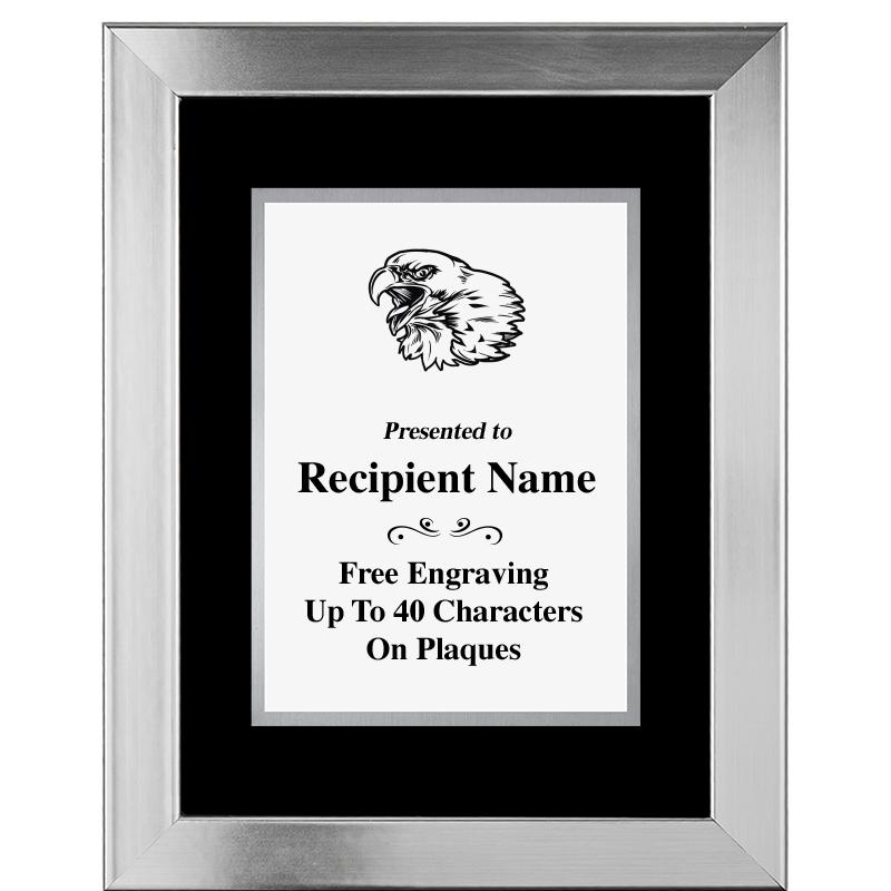 11.5"X14.5" PLATINUM FRAME PLQ