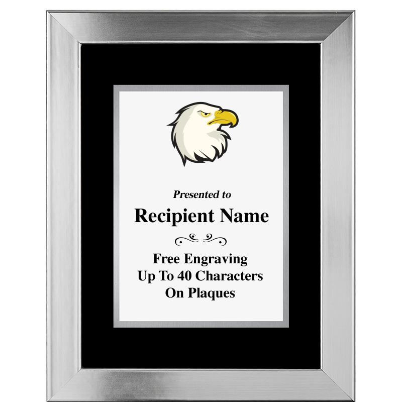11.5"X14.5" PLATINUM FRAME PLQ