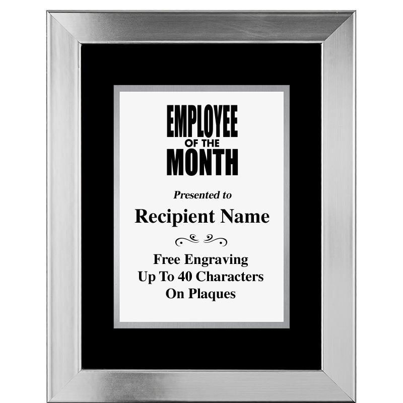 11.5"X14.5" PLATINUM FRAME PLQ