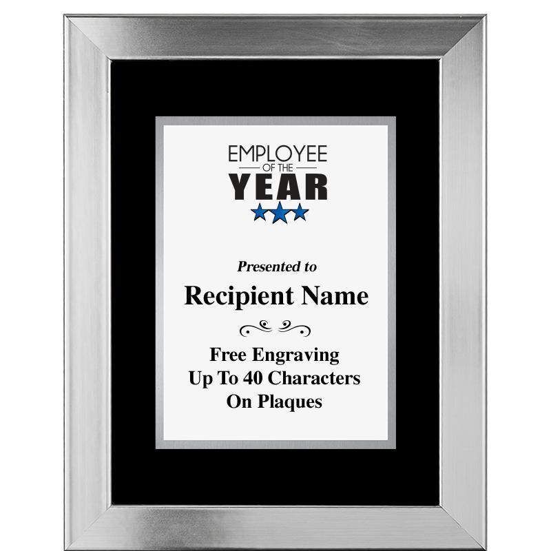 11.5"X14.5" PLATINUM FRAME PLQ