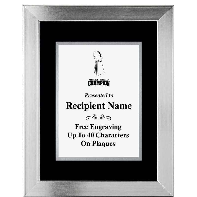 11.5"X14.5" PLATINUM FRAME PLQ