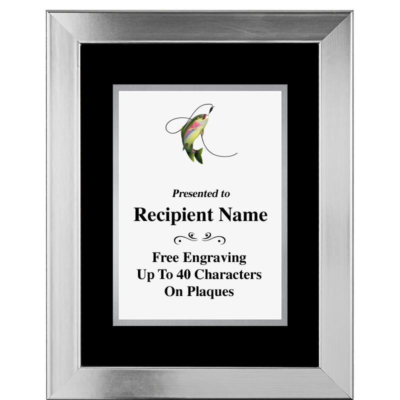 11.5"X14.5" PLATINUM FRAME PLQ