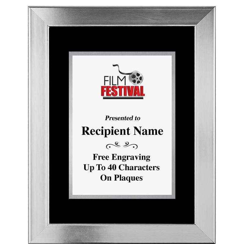 11.5"X14.5" PLATINUM FRAME PLQ