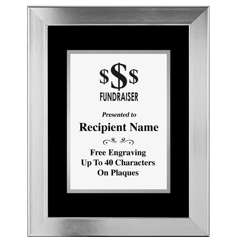 11.5"X14.5" PLATINUM FRAME PLQ