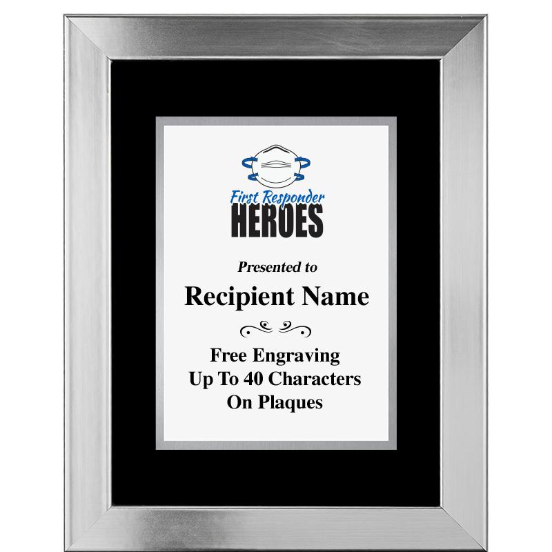 11.5"X14.5" PLATINUM FRAME PLQ