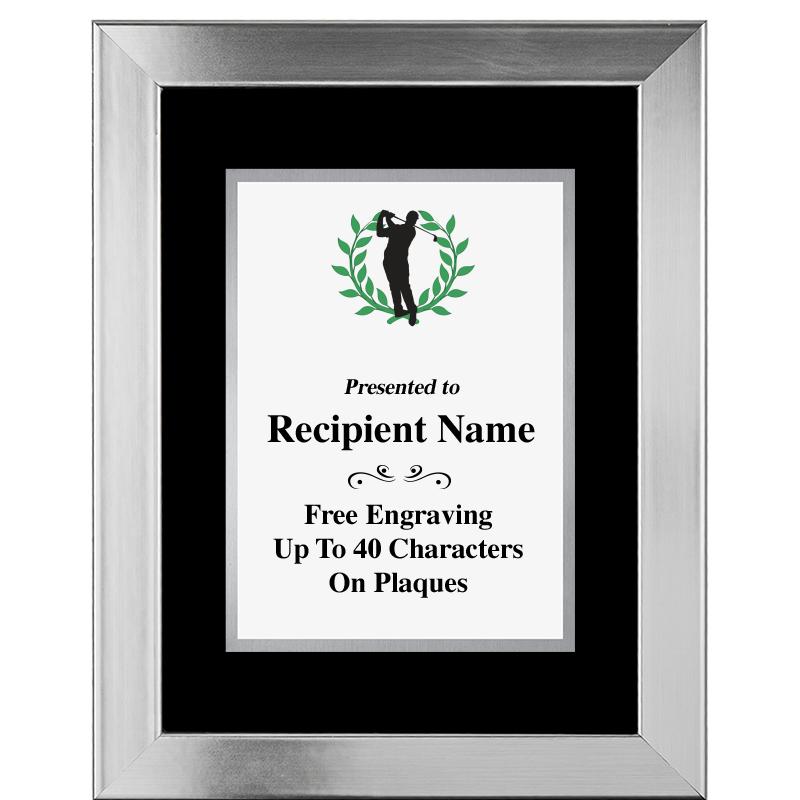 11.5"X14.5" PLATINUM FRAME PLQ