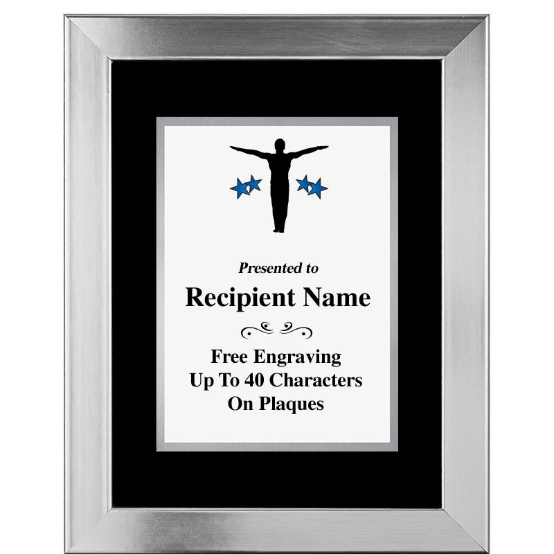 11.5"X14.5" PLATINUM FRAME PLQ