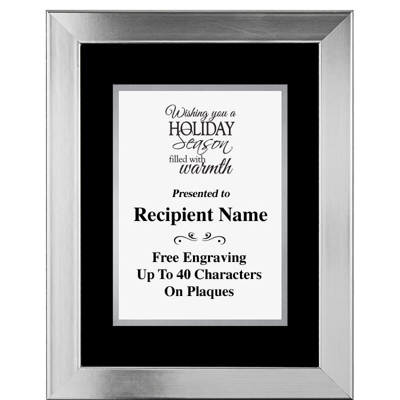 11.5"X14.5" PLATINUM FRAME PLQ