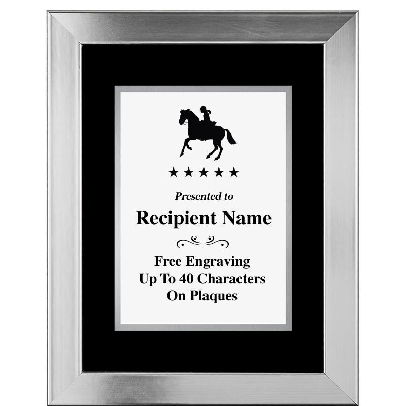 11.5"X14.5" PLATINUM FRAME PLQ