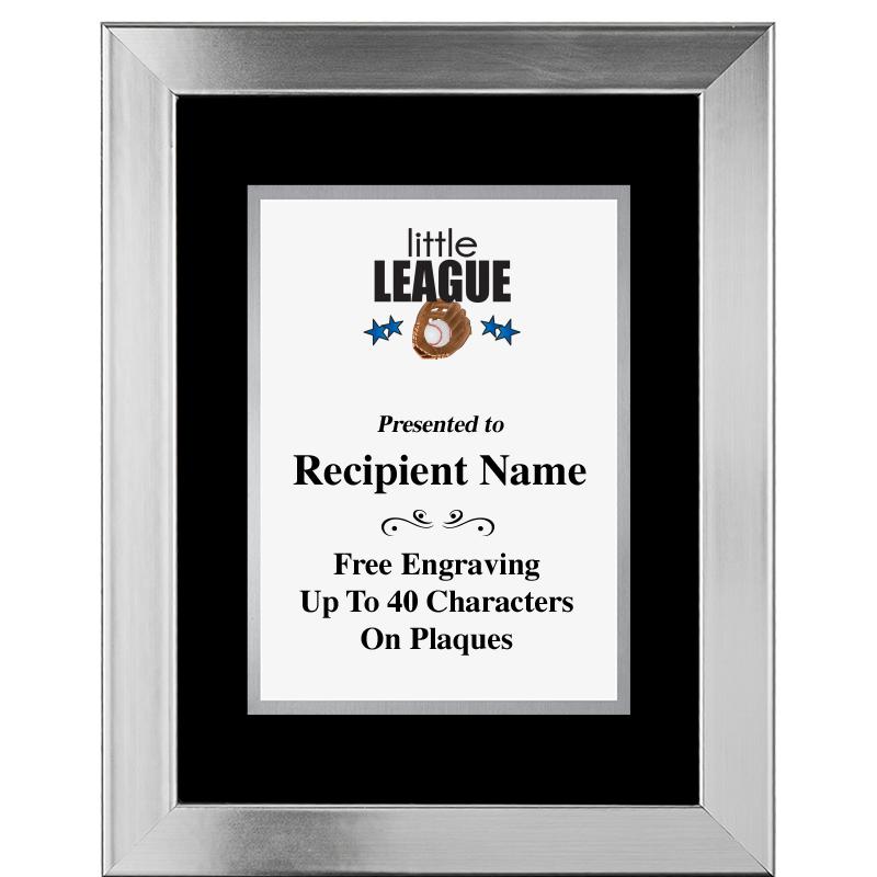 11.5"X14.5" PLATINUM FRAME PLQ