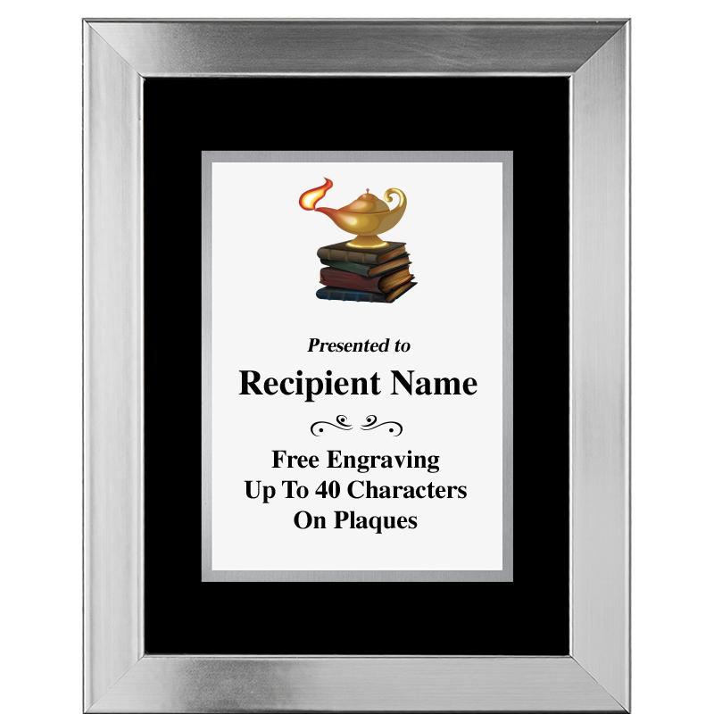 11.5"X14.5" PLATINUM FRAME PLQ