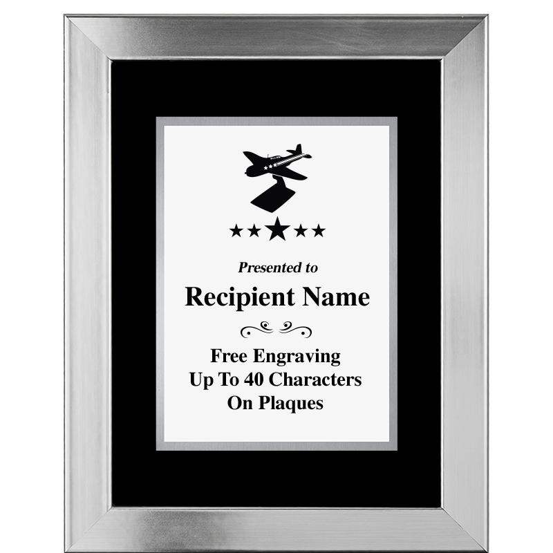 11.5"X14.5" PLATINUM FRAME PLQ