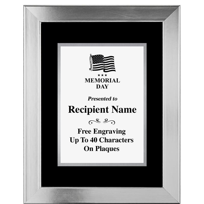 11.5"X14.5" PLATINUM FRAME PLQ