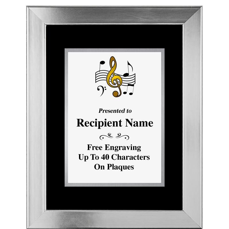 11.5"X14.5" PLATINUM FRAME PLQ