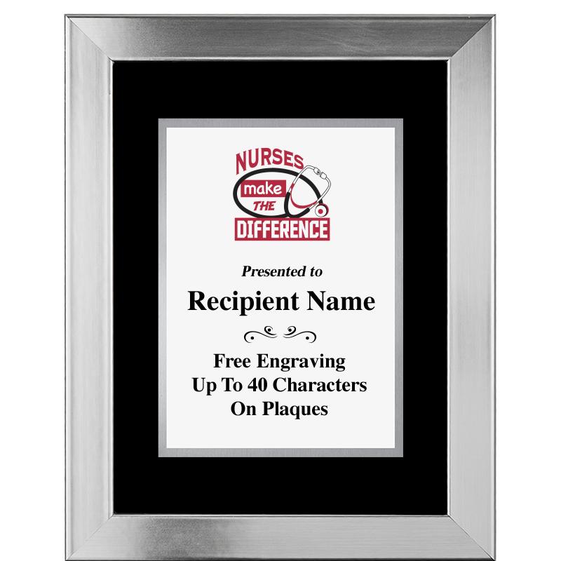 11.5"X14.5" PLATINUM FRAME PLQ