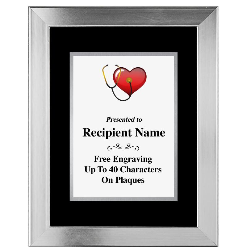 11.5"X14.5" PLATINUM FRAME PLQ