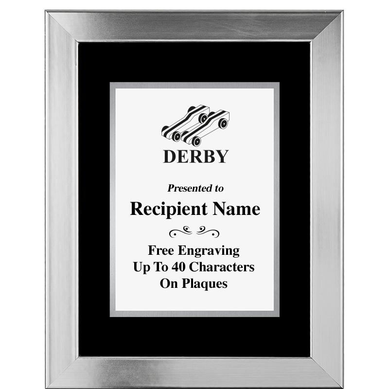 11.5"X14.5" PLATINUM FRAME PLQ