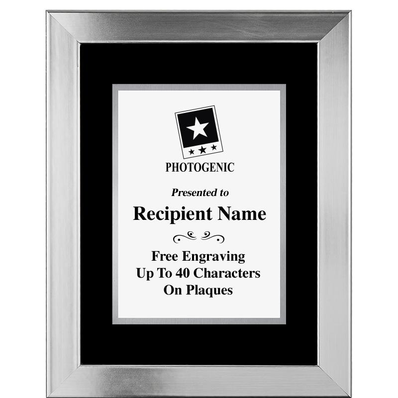 11.5"X14.5" PLATINUM FRAME PLQ