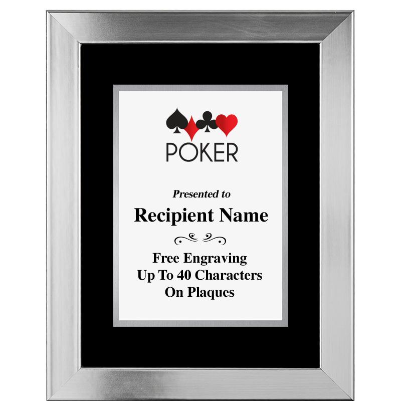 11.5"X14.5" PLATINUM FRAME PLQ